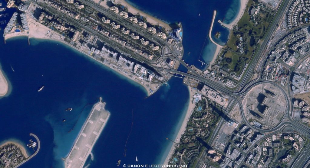 （图）用卫星为城市拍张照：佳能上线太空摄影网站