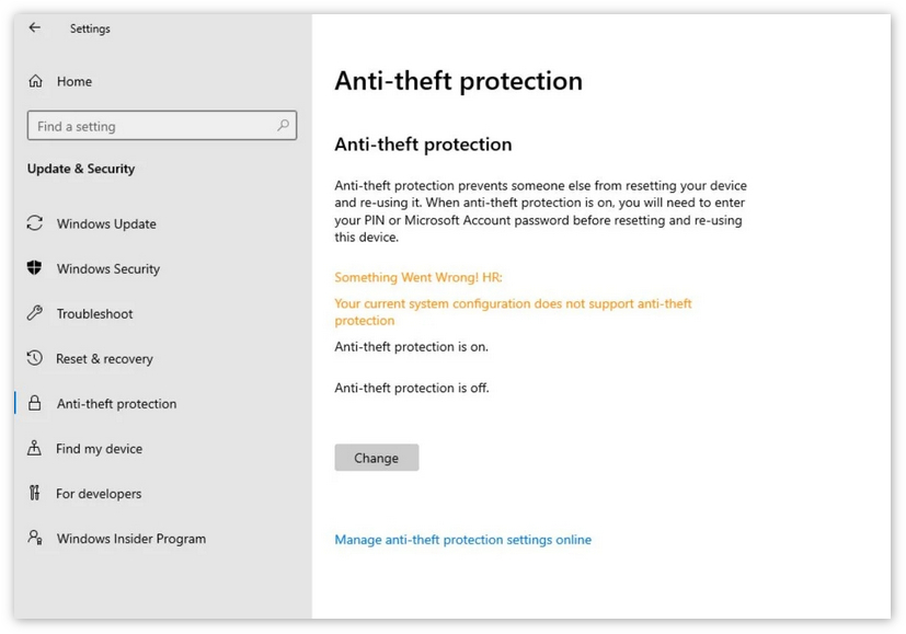 Windows 10X将支持防盗保护功能