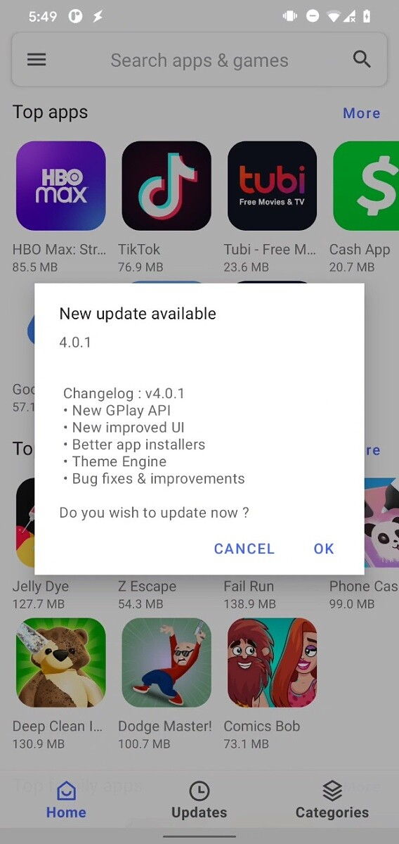 第三方安卓应用商店 Aurora Store 发布重大更新 软餐