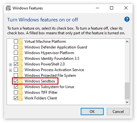 [技巧] 在PC上启用Windows Sandbox沙盘