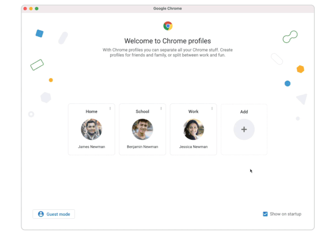 Chrome浏览器个人账户页全新改版