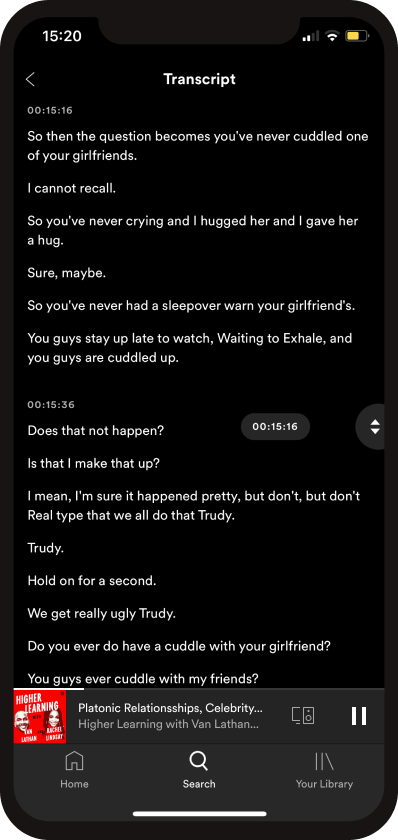 Spotify宣布3项更新：播客字幕转录、字体调节和控件改进等