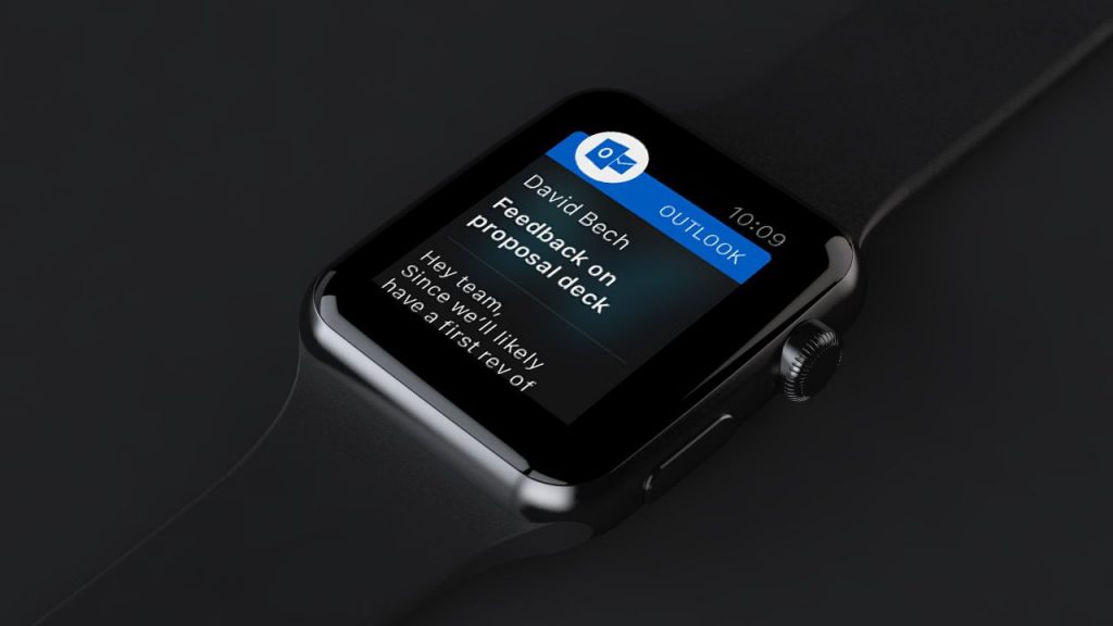 现在，Apple Watch用户可通过听写回复Outlook邮件了