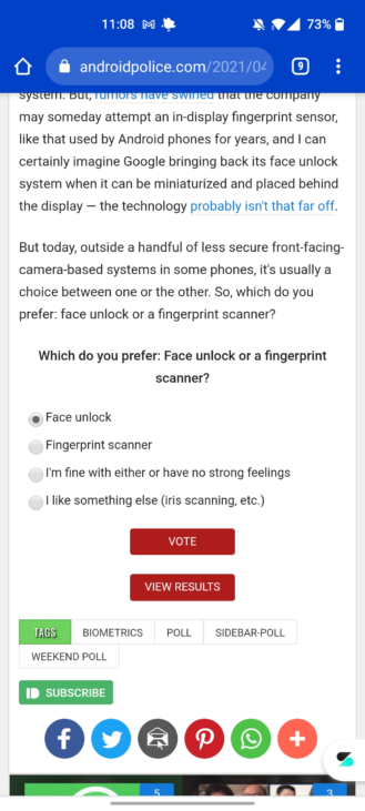 Chrome 91安卓版发布，引入最新表单控件