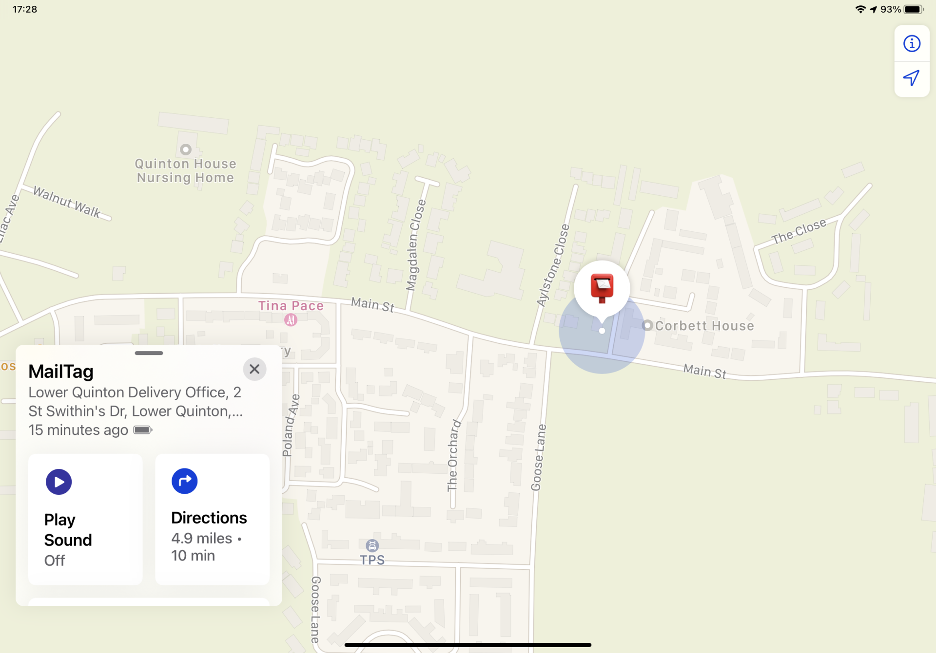 将苹果防丢神器AirTag 放入信封寄出，看看会发生什么