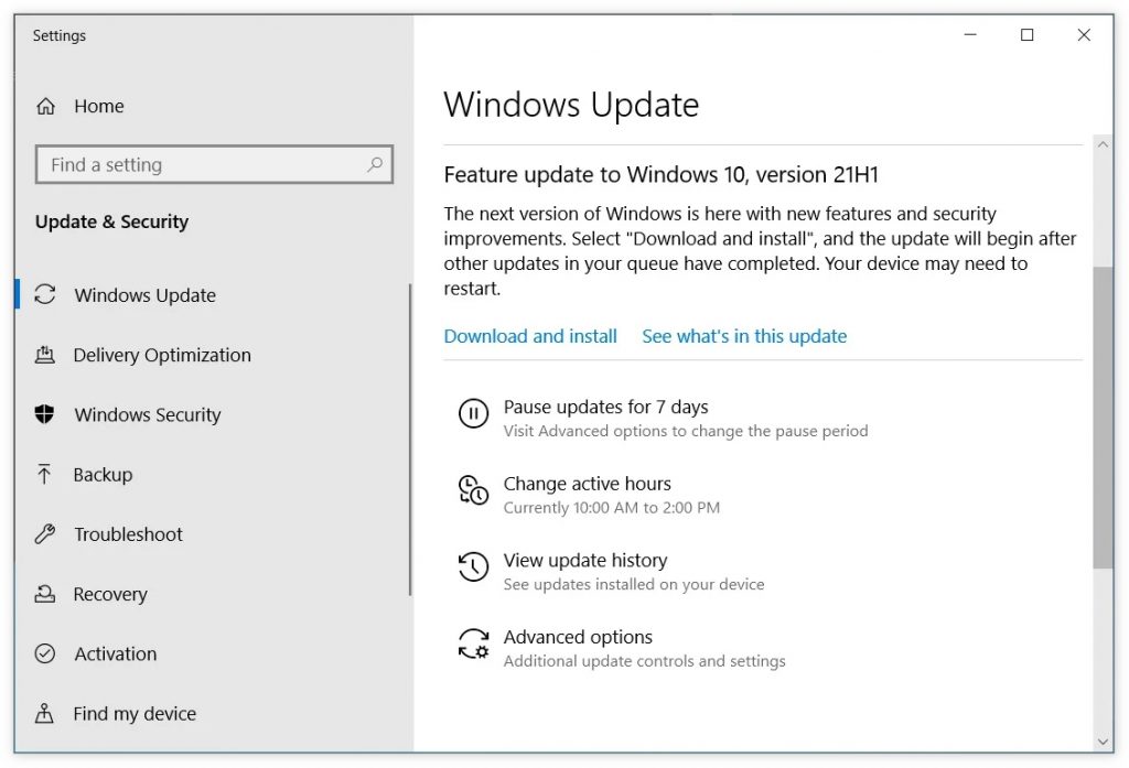 最新：微软已正式发布Windows 10 21H1
