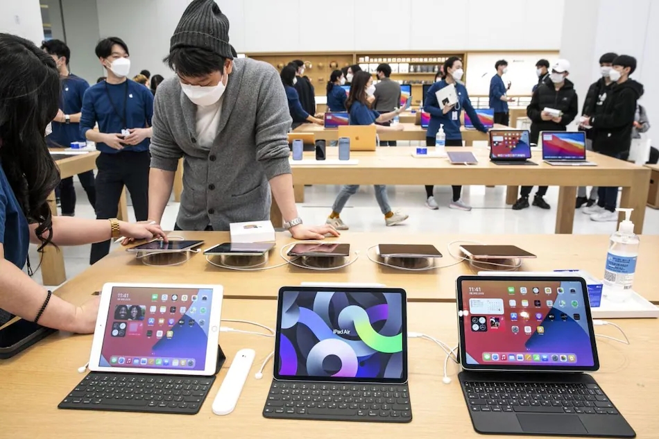 苹果引领2021年第一季度全球平板电脑市场，iPad 8最畅销