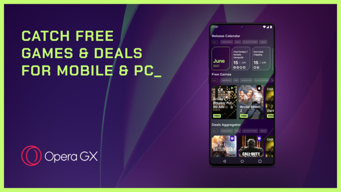 Opera GX游戏浏览器正式版上架Play商店