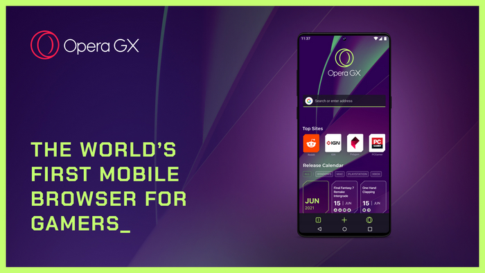 Opera GX游戏浏览器正式版上架Play商店