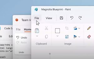 在Windows 11上，记事本和“画图”获得Fluent Design新界面