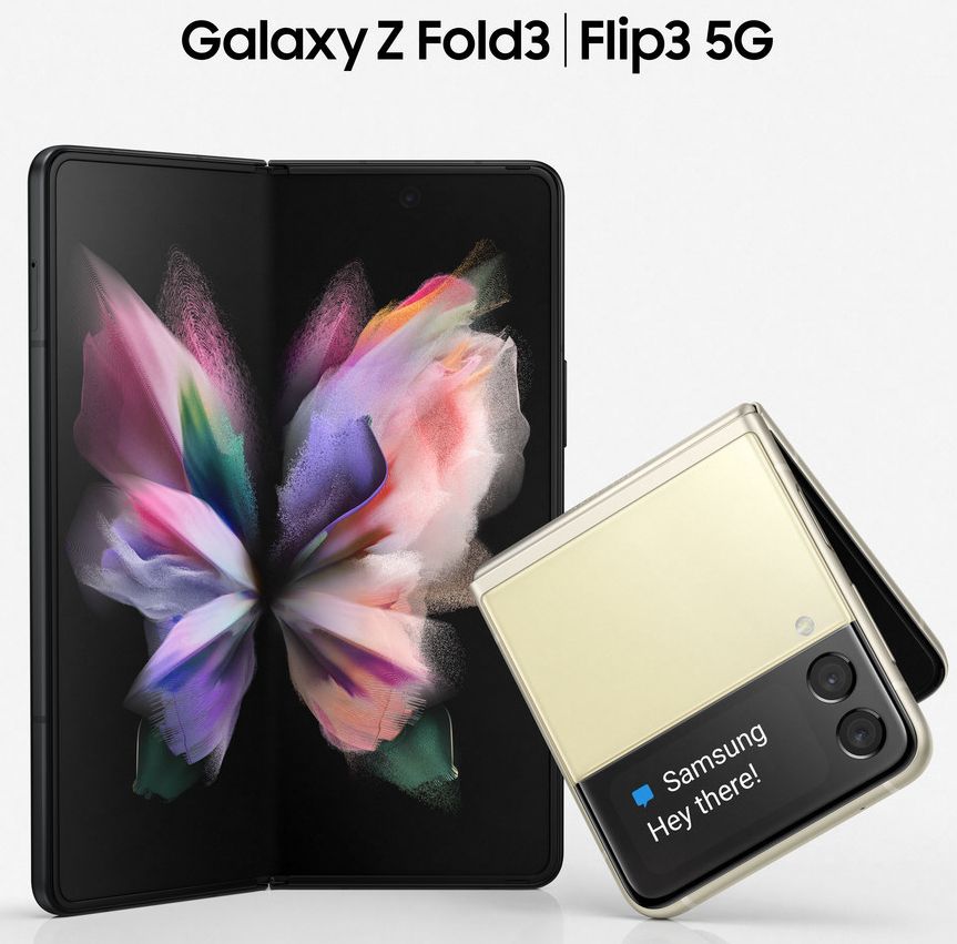 Galaxy Z Fold 3 和Galaxy Z Flip 3屏幕尺寸曝光：和前代相仿