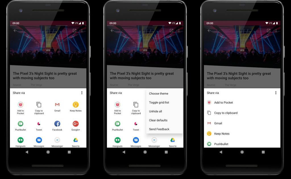Android 12统一分享菜单：不同App的分享菜单UI将保持一致