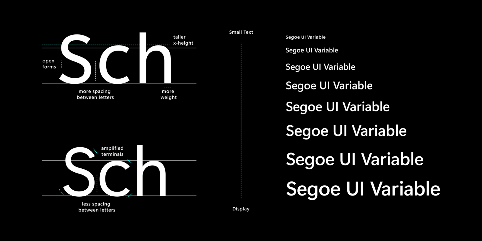 新的 Segoe UI 可变字体