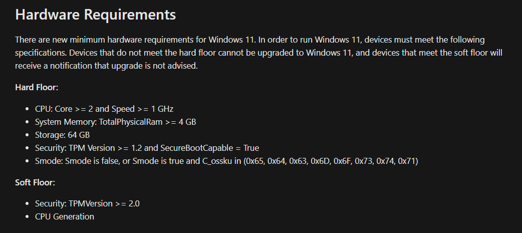 Windows 11运行硬件要求有出入？微软检测工具和官方文档“打架”了
