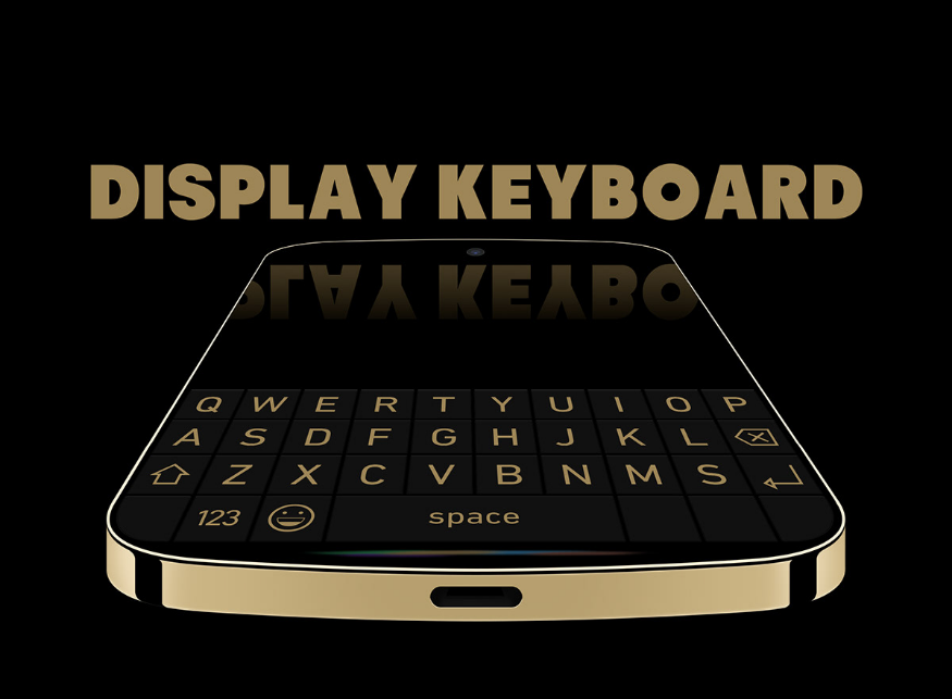 [组图] 黑莓首款5G智能手机概念图曝光：键盘可做屏幕用