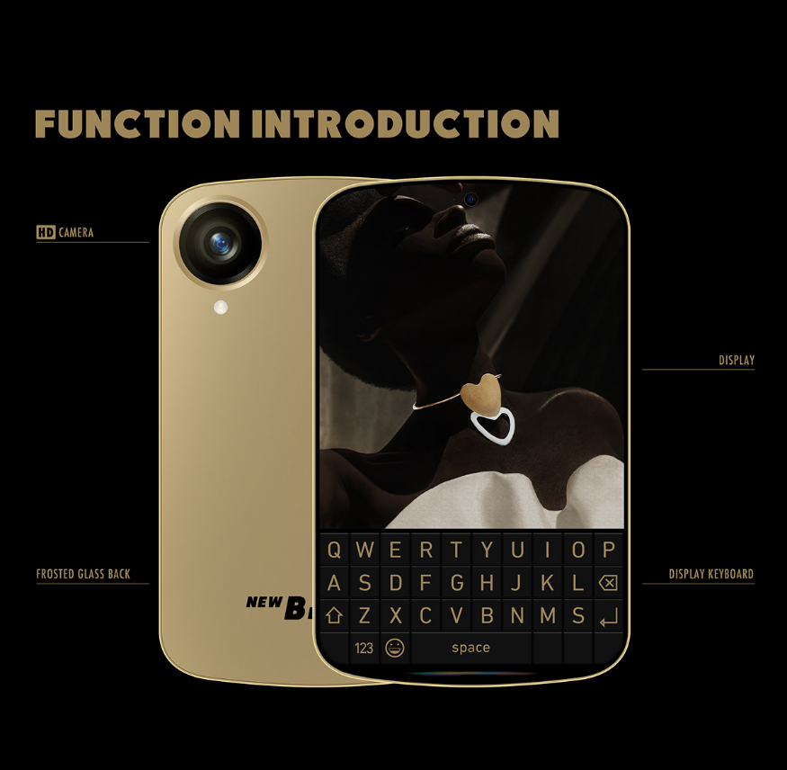 [组图] 黑莓首款5G智能手机概念图曝光：键盘可做屏幕用