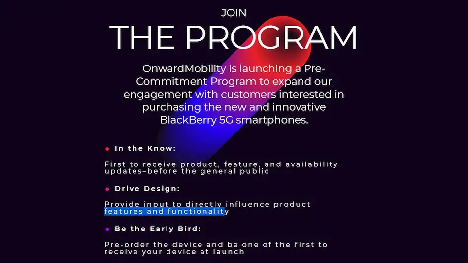 新款黑莓手机将至？产品通知页面开放注册