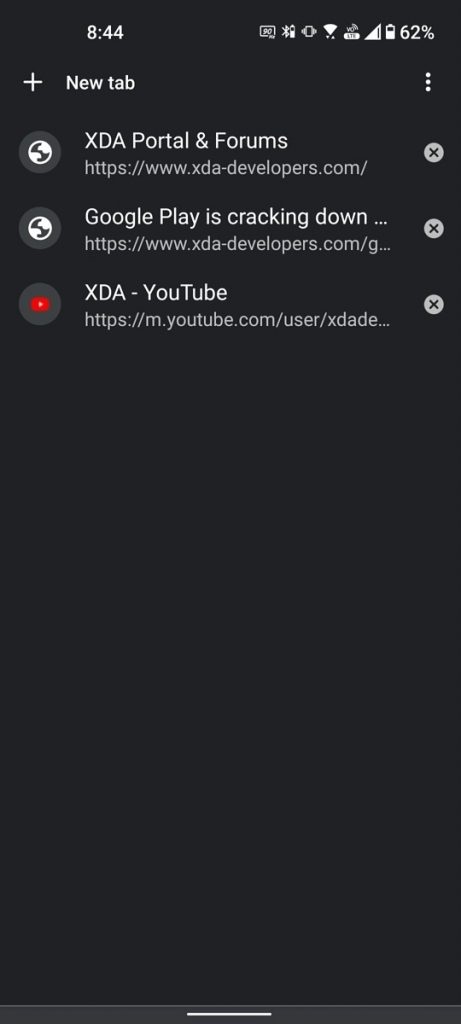 Kiwi Browser 93更新：支持用户关闭标签页「网格视图」