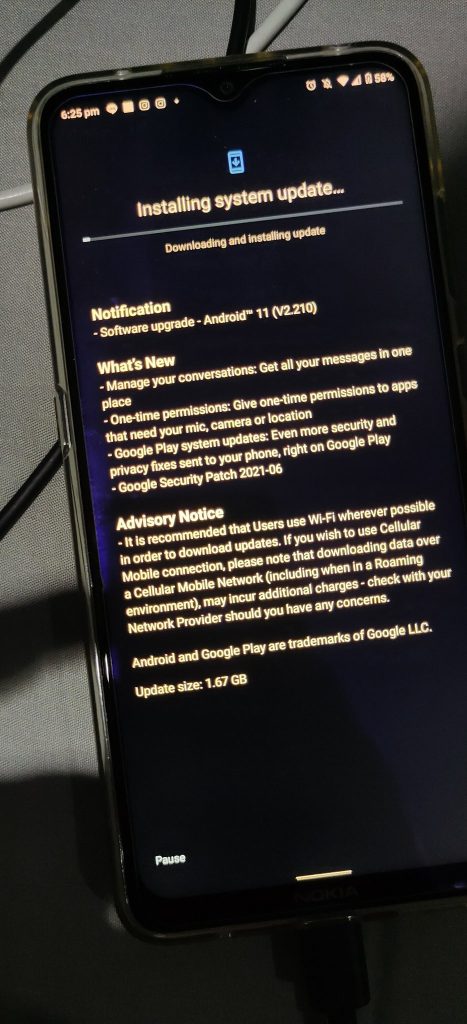 HMD Global开始为诺基亚 5.3 用户推送Android 11升级
