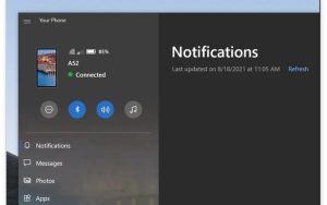 微软Your Phone应用发布新版本：UI改版，新增快速切换、信号强度指示器