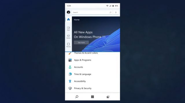 [组图] Windows 11 Mobile非官方概念设计来了