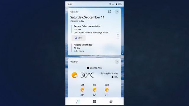 [组图] Windows 11 Mobile非官方概念设计来了