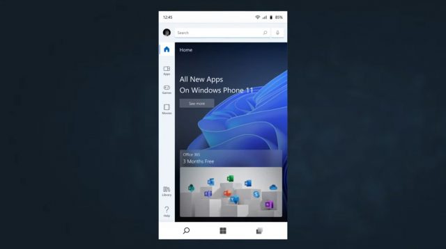 [组图] Windows 11 Mobile非官方概念设计来了