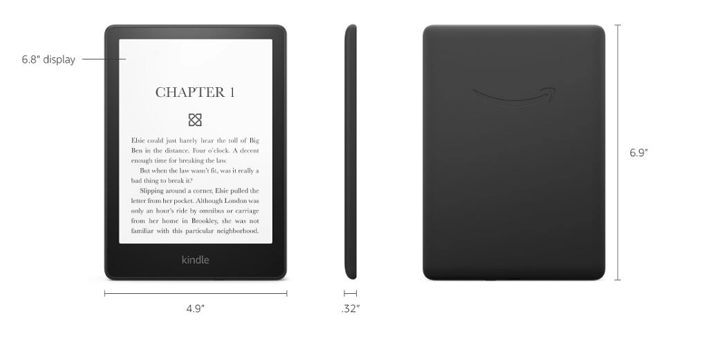 亚马逊发布Kindle Paperwhite 第11 代：配备6.8 英寸屏- 软餐
