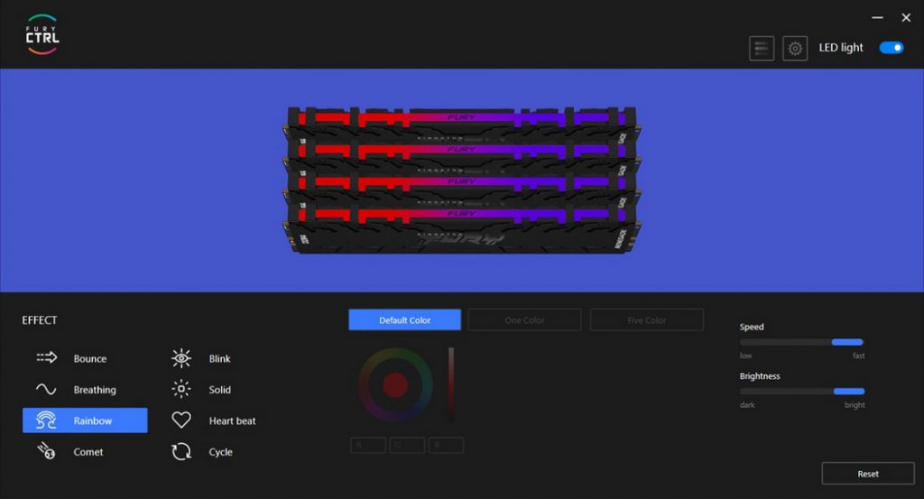 金士顿上架FURY CTRL应用：个性化设置FURY RGB灯效