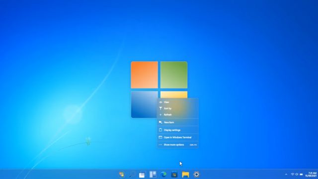 [概念] Windows 7 2021：极客设计师展示Win7风格Win11界面