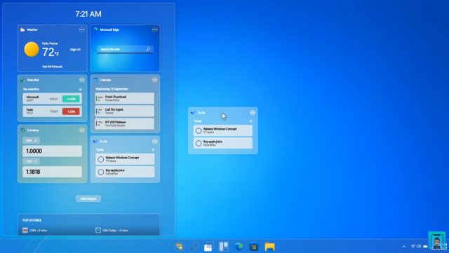[概念] Windows 7 2021：极客设计师展示Win7风格Win11界面