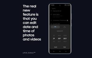 三星相册App最新支持修改照片时间：仅限于应用内，不影响EXIF