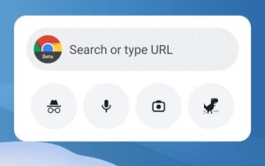 Chrome安卓版新增全新搜索小部件