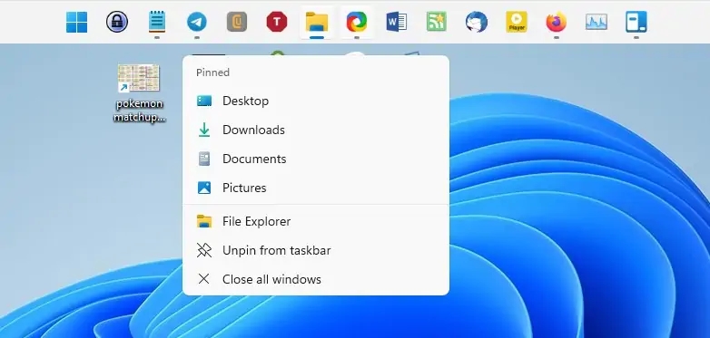Taskbar11：将Win11任务栏固定到屏幕顶部