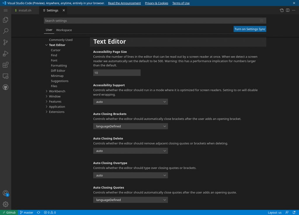 微软代码编辑器Visual Studio Code网页版上线
