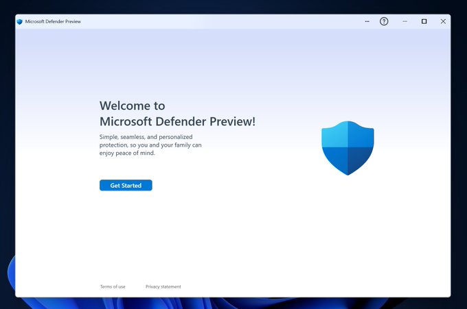 微软为Win11开发新版Windows Defender：预览版界面曝光