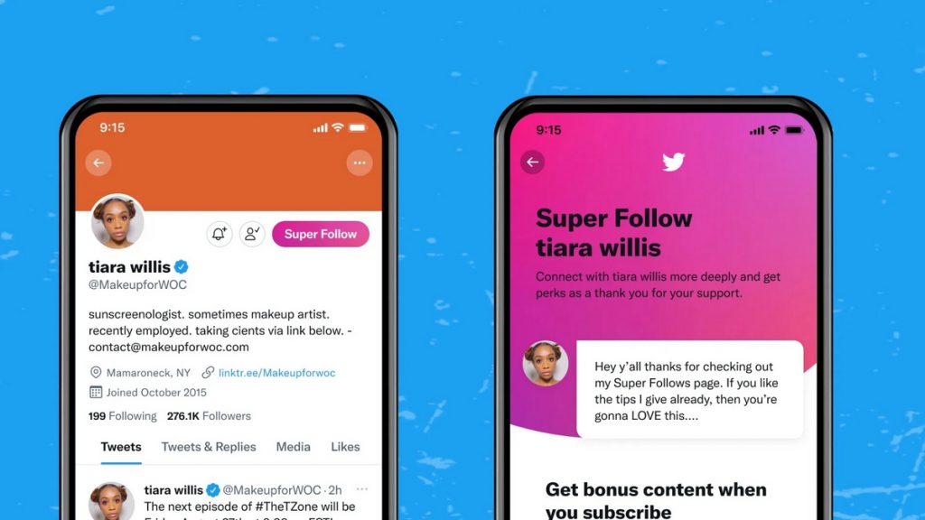 推特向iOS用户正式推出“超级关注”（Super Follow）功能