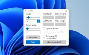 RoundedTB：设置Win11任务栏边距，开启任务栏圆角效果