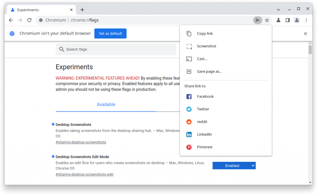 谷歌正为Chrome桌面版测试网页截屏功能:支持截图编辑