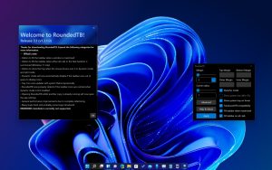 Win11任务栏圆角化工具RoundedTB 3.1发布