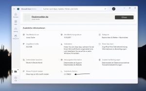 Win11新版微软商店可查看已装应用版本号