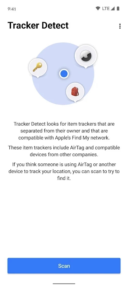 你可能被AirTag跟踪了！苹果发布跟踪检测应用Tracker Detect