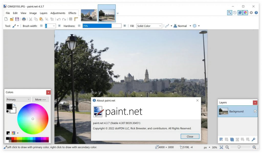 图片编辑器Paint.net 4.3.7发布：渲染速度提升100%