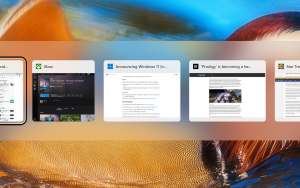 [图] Win11系统“Alt+Tab”切换界面全屏改窗口：酷似macOS