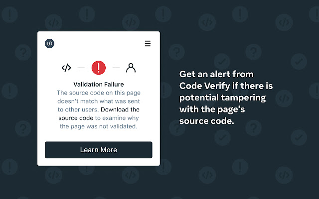 脸书发布浏览器扩展Code Verify：验证WhatsApp网页版是否被篡改