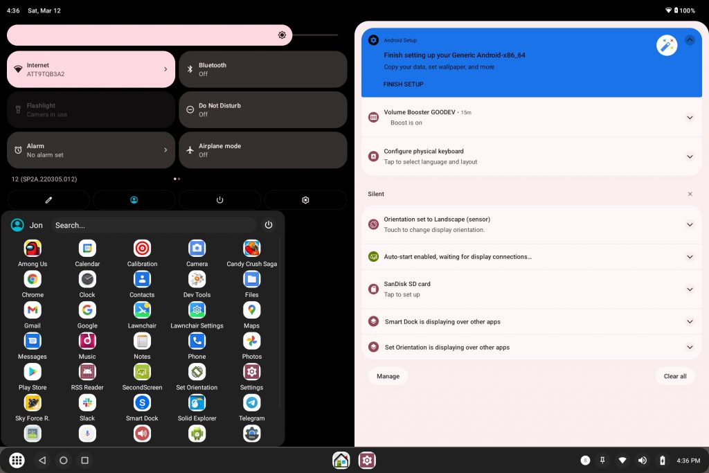 平板电脑适用：Bliss OS发布Android 12L首个定制测试版（附下载）
