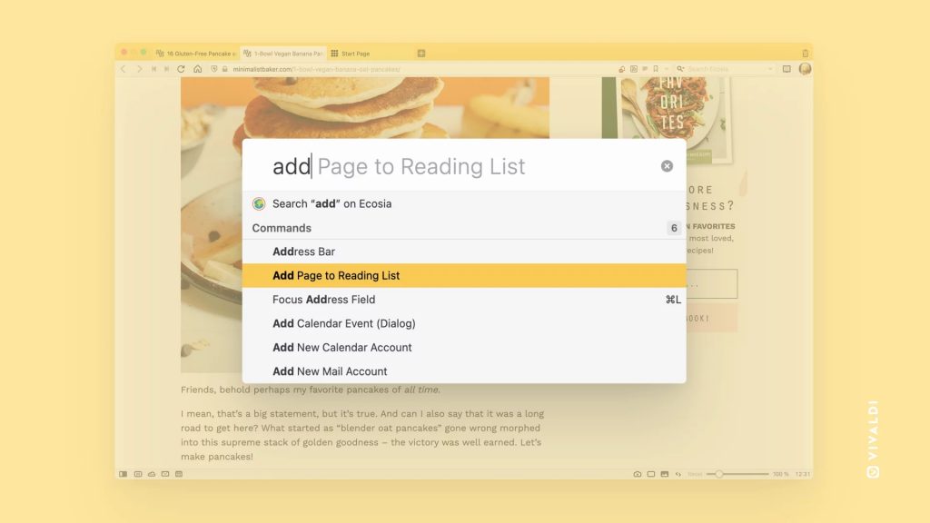 Vivaldi浏览器新增「阅读列表」功能：稍后阅读工具，可跨设备同步