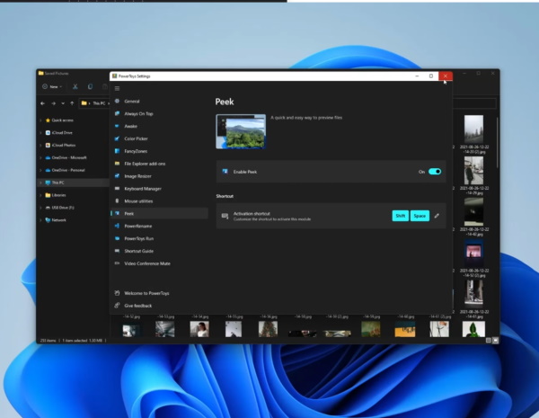 在Win11上快速预览文件：PowerToys将迎来文件预览工具Peek
