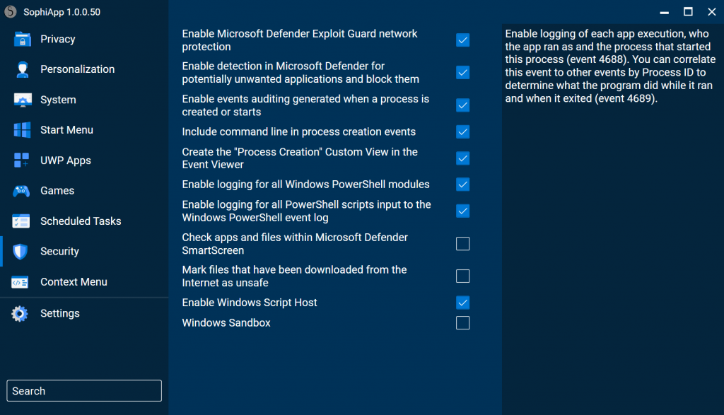 SophiApp：开源的Win11/Win10系统设置和优化工具