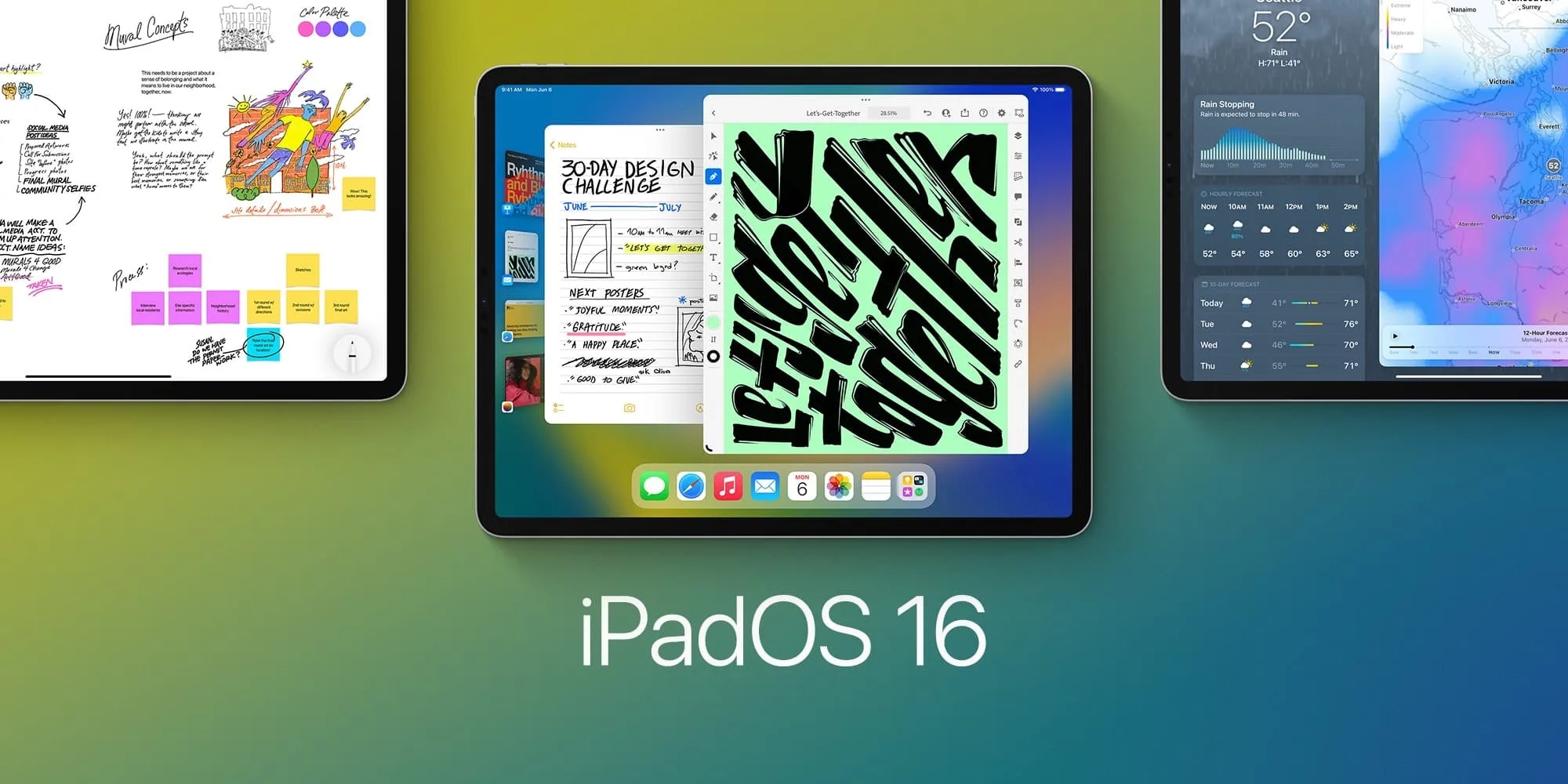 有赖于iPadOS 16，iPad将成真正的生产力设备，替代笔记本不是梦